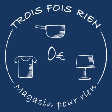 Logo Trois Fois Rien Magasin pour rien